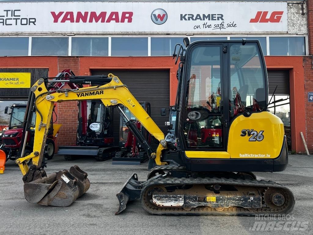 Yanmar SV 26 حفارات صغيرة أقل من 7 طن (حفارات صغيرة)