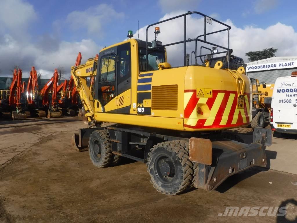 Komatsu PW 160-11 حفارات بعجل