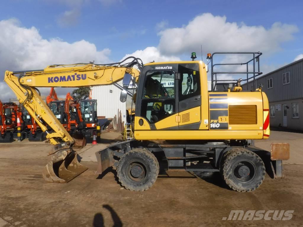 Komatsu PW 160-11 حفارات بعجل