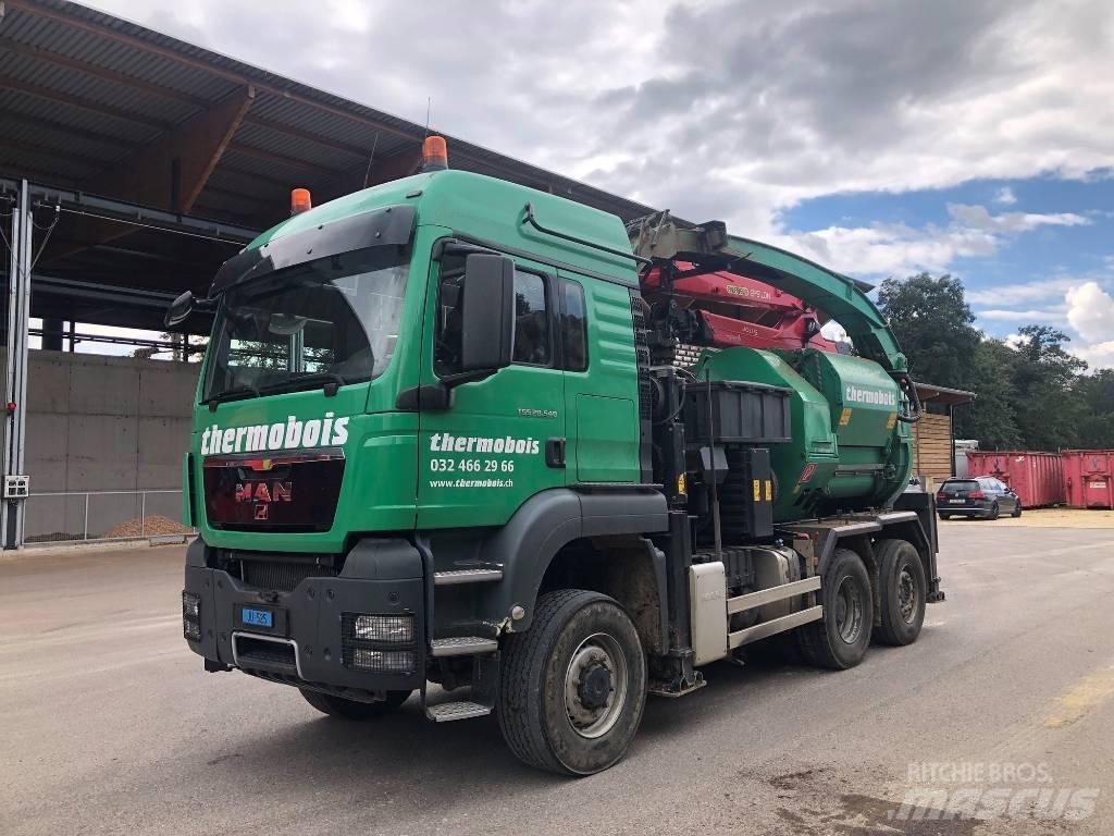 JENZ HEM 582 R-Truck ماكينات تقطيع أخشاب الحراجة