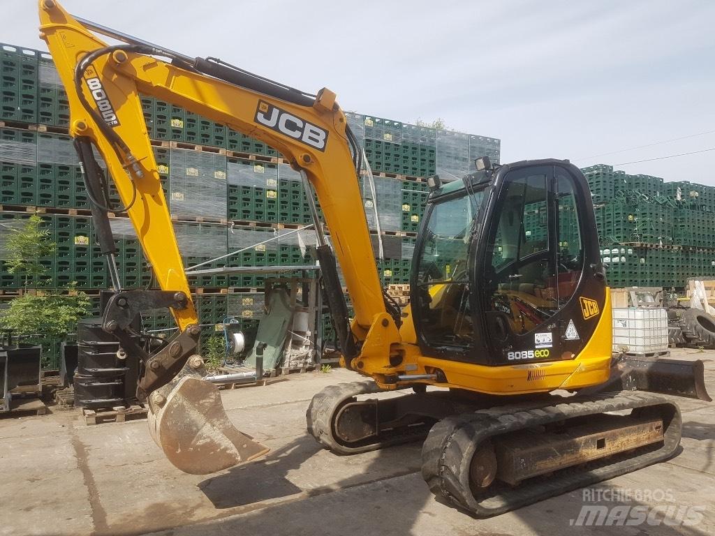 JCB 8085 ZTS حفارات وسط 7 طن - 12 طن