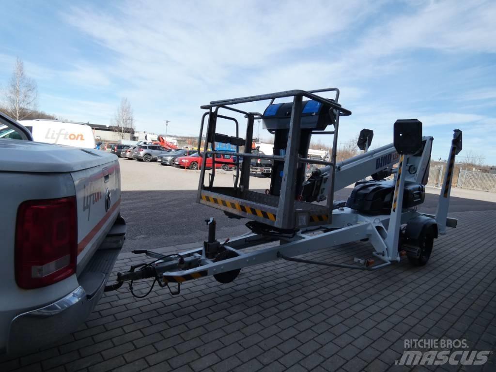 Dino 135 TB Skylift المنصات الهوائية المثبتة على مقطورة