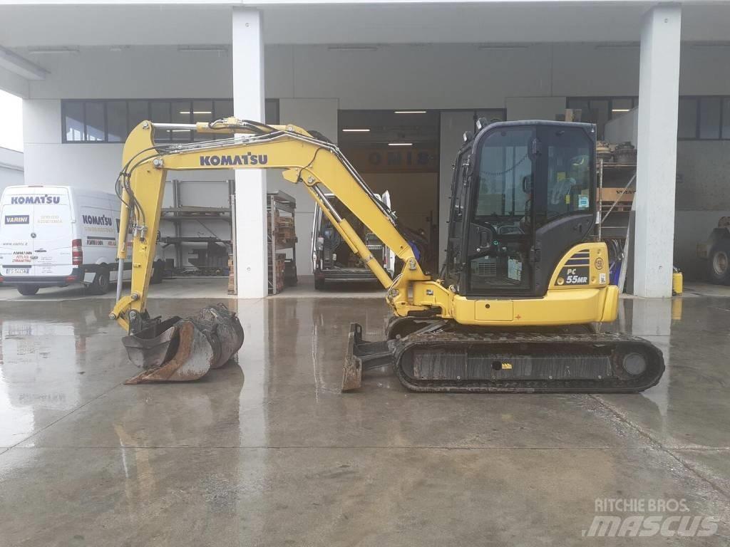 Komatsu PC 55 MR-5 حفارات زحافة