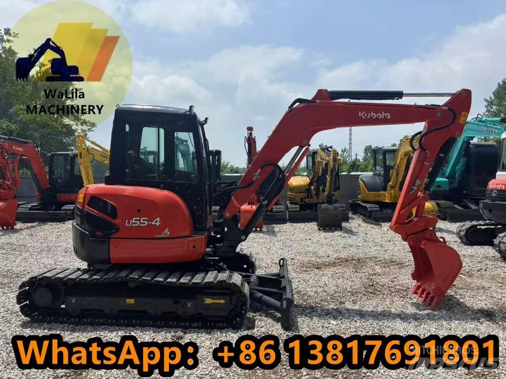 Kubota U 55-4 حفارات صغيرة أقل من 7 طن (حفارات صغيرة)