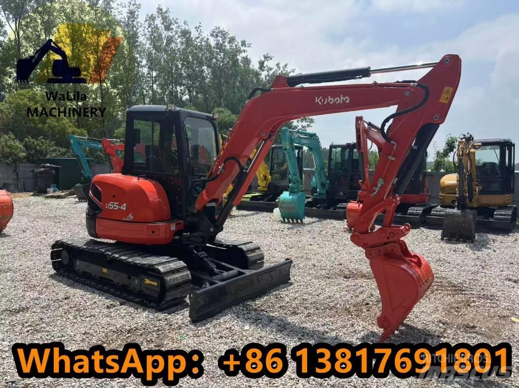 Kubota U 55-4 حفارات صغيرة أقل من 7 طن (حفارات صغيرة)