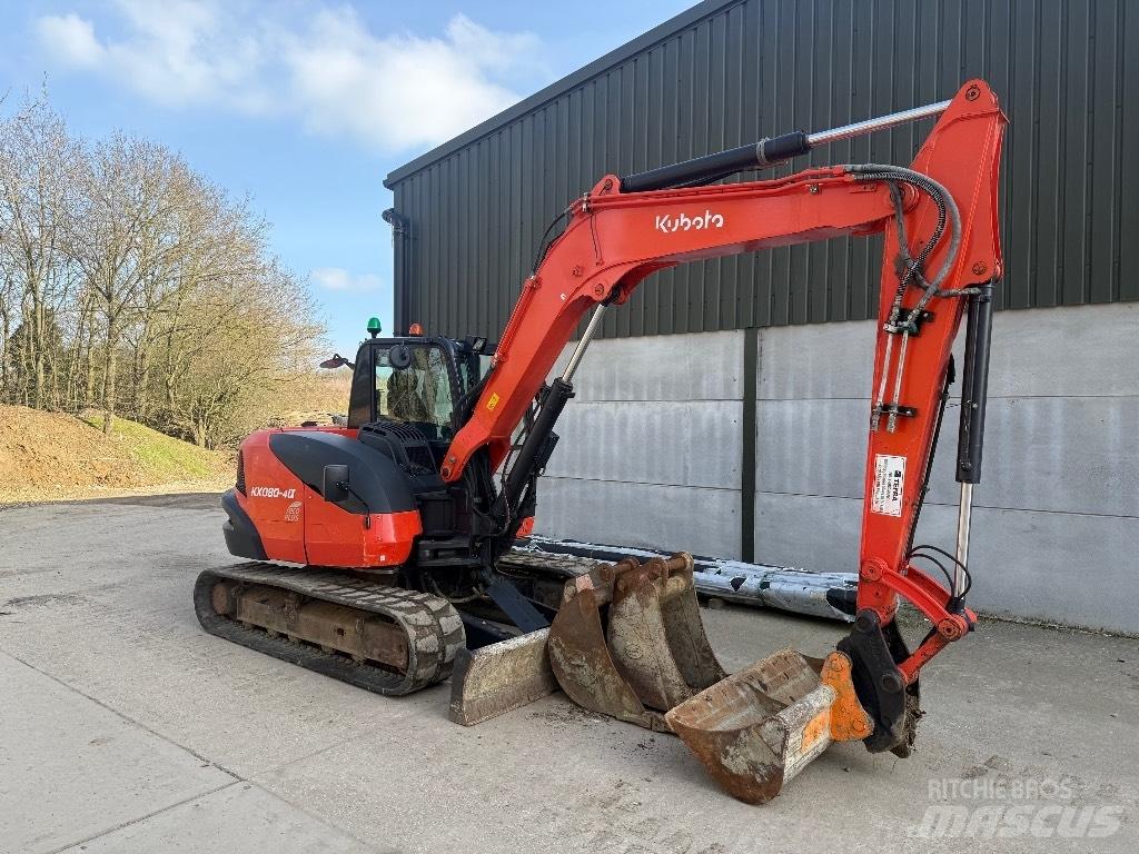 Kubota KX 080 حفارات وسط 7 طن - 12 طن