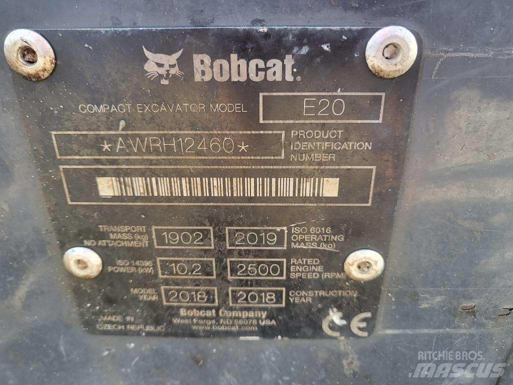 Bobcat E20z حفارات صغيرة أقل من 7 طن (حفارات صغيرة)