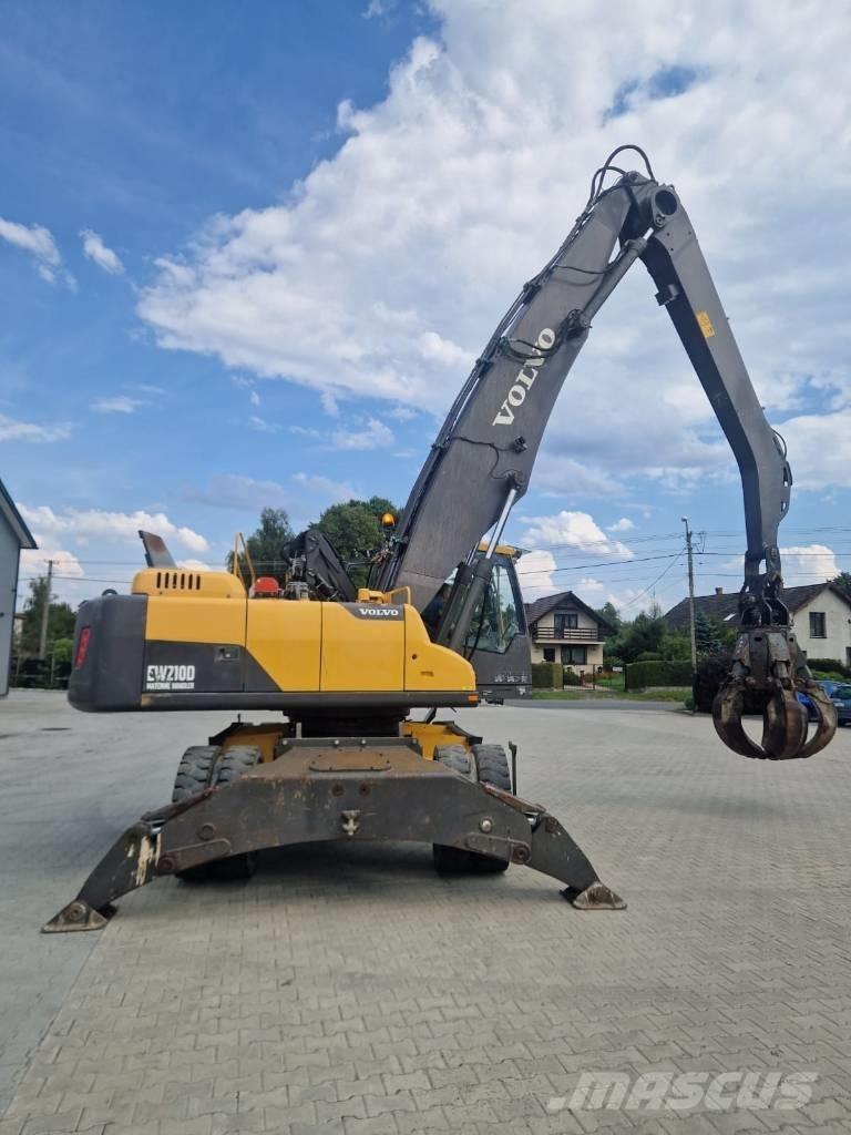 Volvo EW 210 D مناولات المخلفات / مناولات صناعية