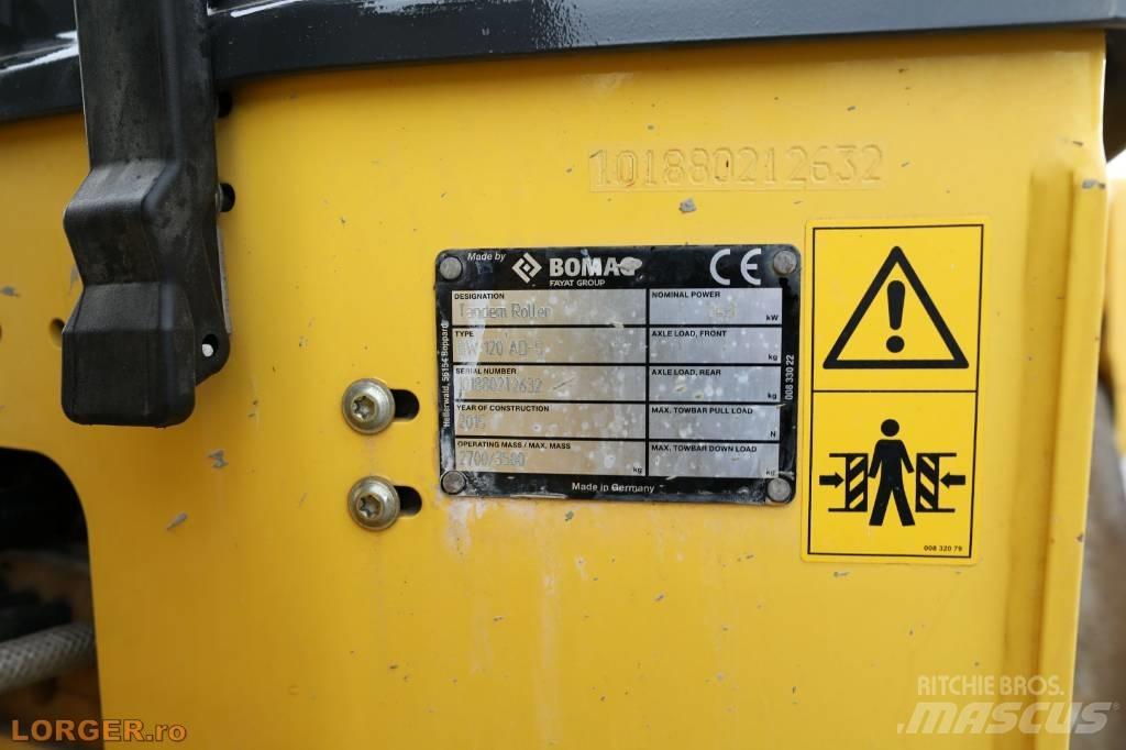 Bomag BW 120 AD-5 مداحل ثنائية الاسطوانة