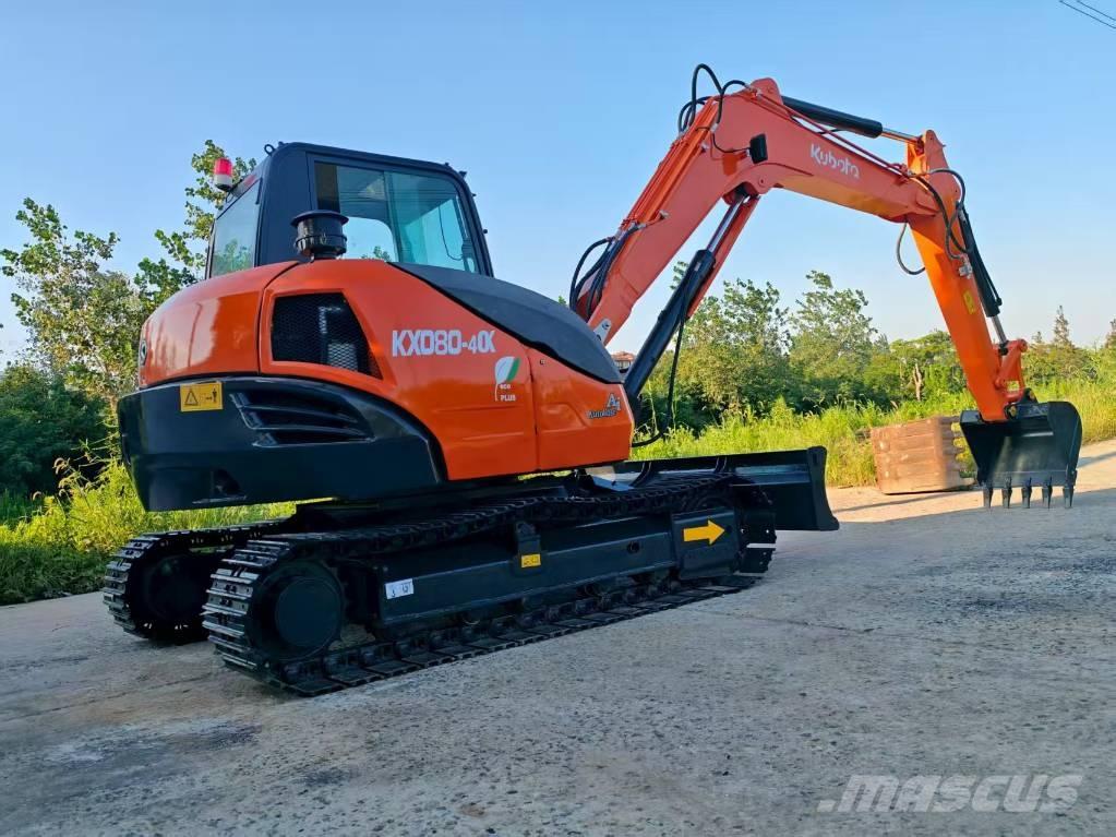 Kubota KX 080-4 حفارات زحافة