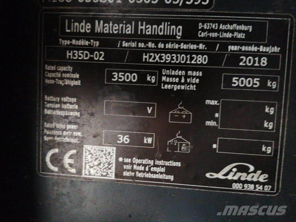 Linde H35D-02 شاحنات الديزل