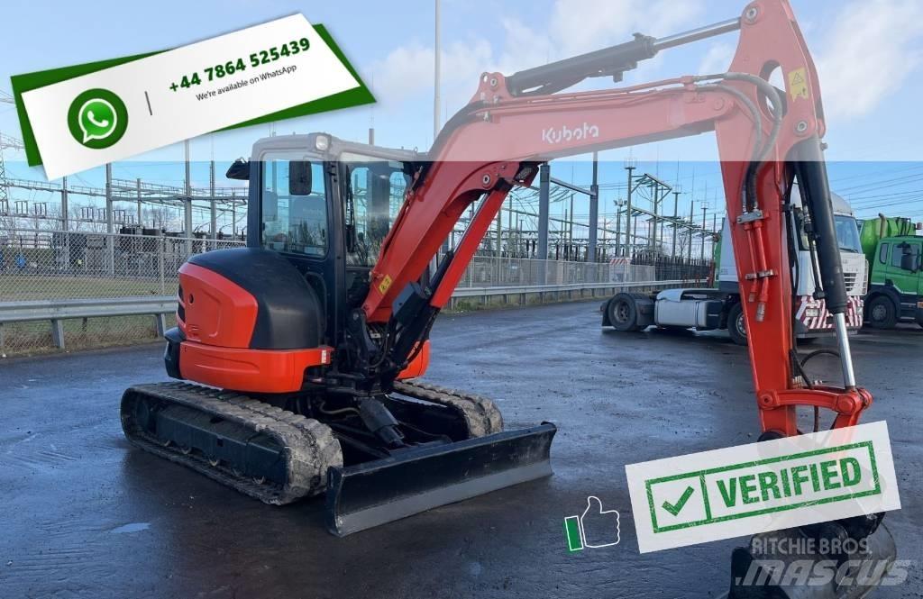 Kubota U 55-4 حفارات صغيرة أقل من 7 طن (حفارات صغيرة)
