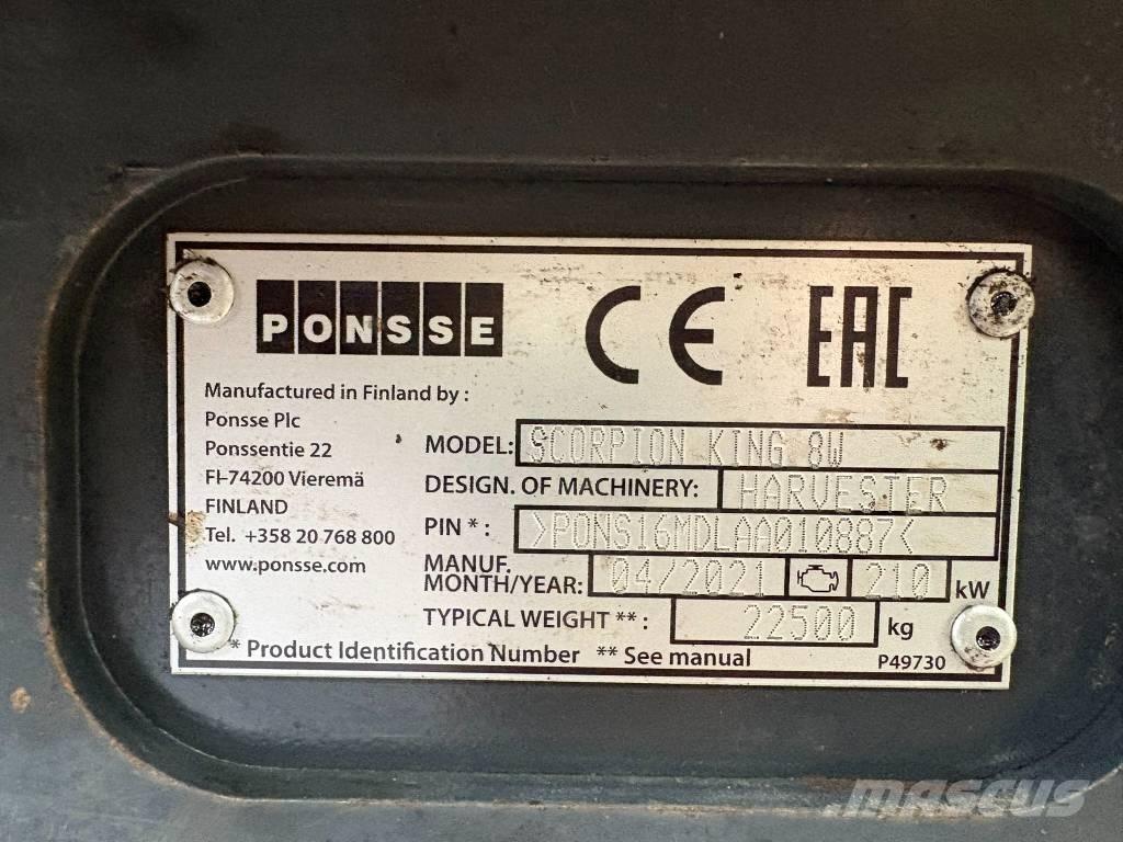 Ponsse Scorpion King حصادات