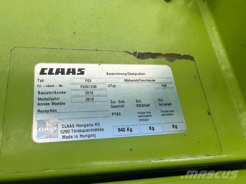 CLAAS Corto 310 FN جزازات