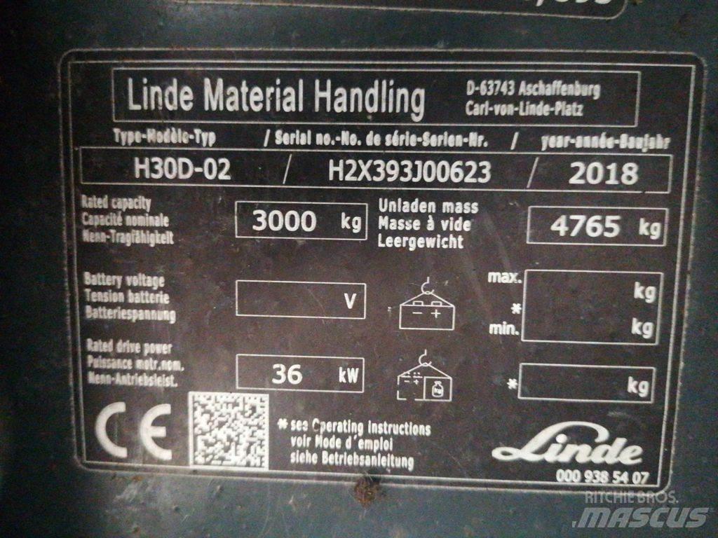 Linde H30D-02 شاحنات الديزل