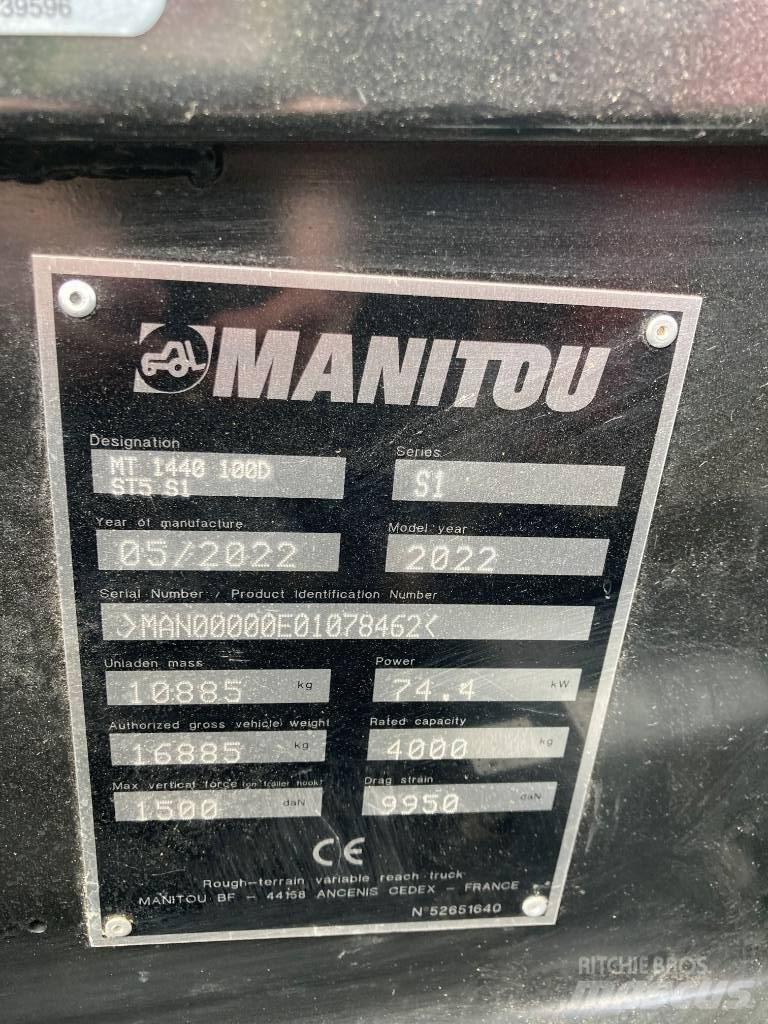 Manitou MT 1440 مناولات متداخلة