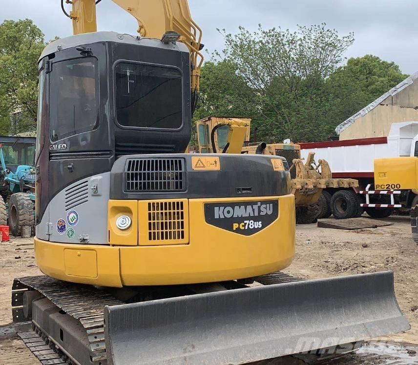 Komatsu pc78us حفارات وسط 7 طن - 12 طن