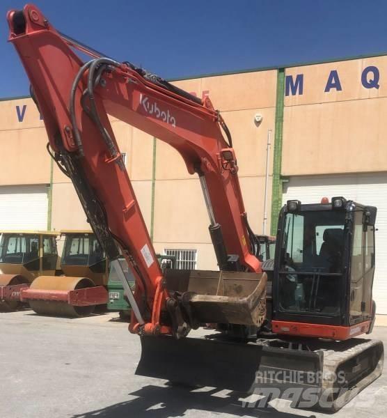 Kubota KX 080-4 حفارات وسط 7 طن - 12 طن