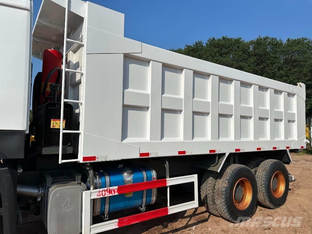 Howo 400hp 6X4 شاحنات قلابة