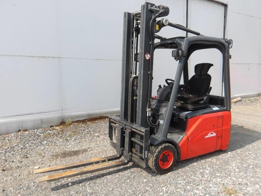 Linde E 16 شاحنات ذات رافعات شوكية تعمل بالكهرباء