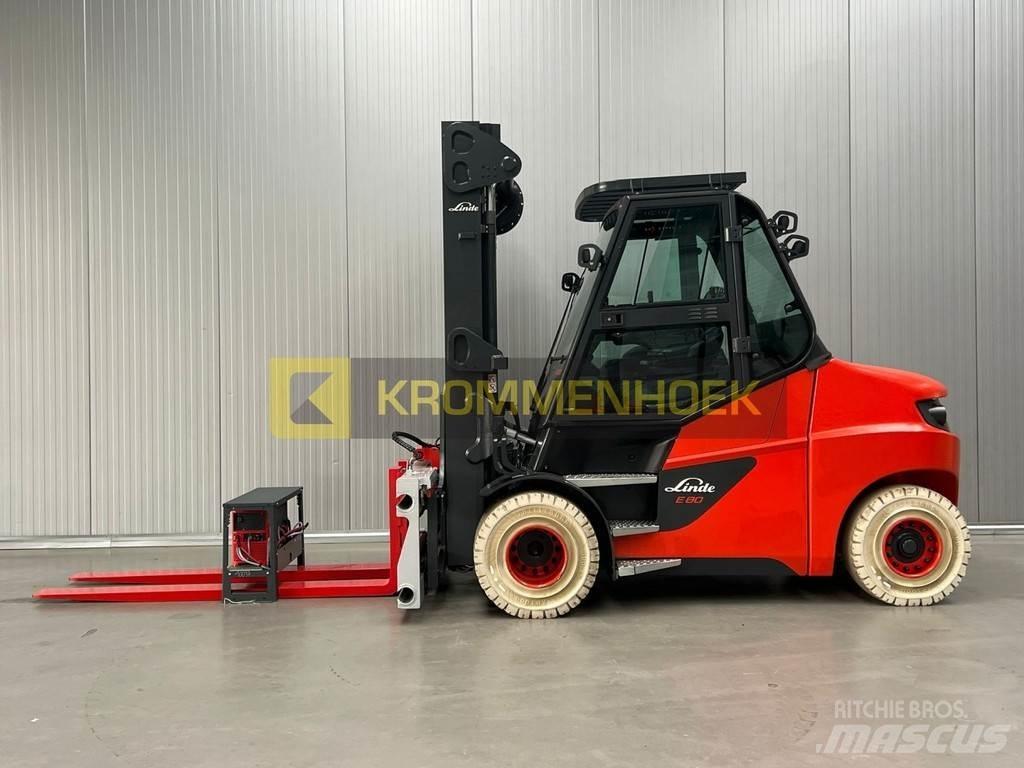Linde E 80-900 شاحنات ذات رافعات شوكية تعمل بالكهرباء