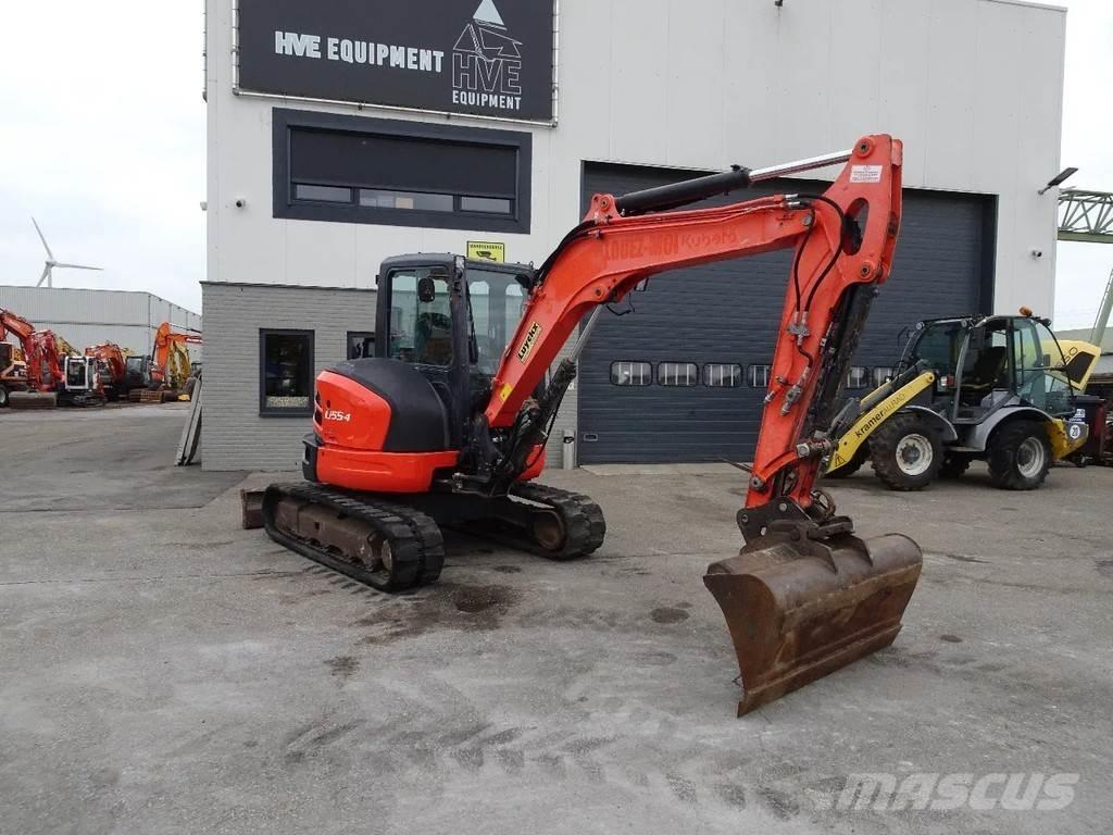 Kubota U55-4 حفارات صغيرة أقل من 7 طن (حفارات صغيرة)