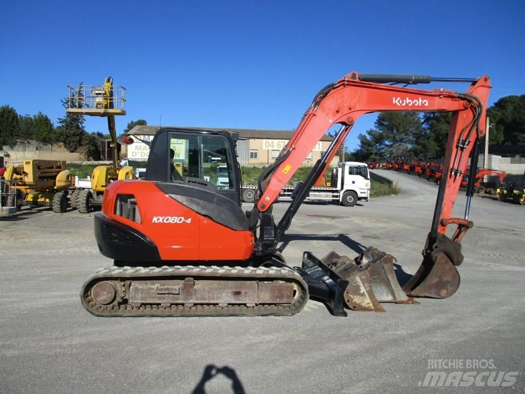 Kubota KX 080-4 حفارات وسط 7 طن - 12 طن