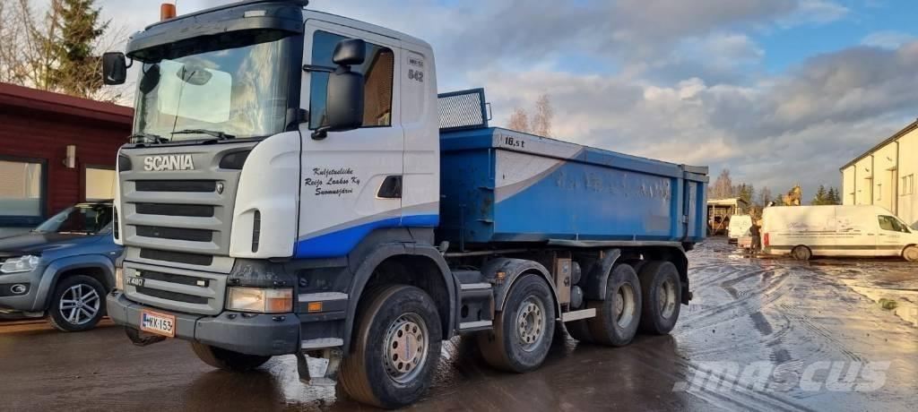 Scania R 480 8x4 شاحنات لوادر