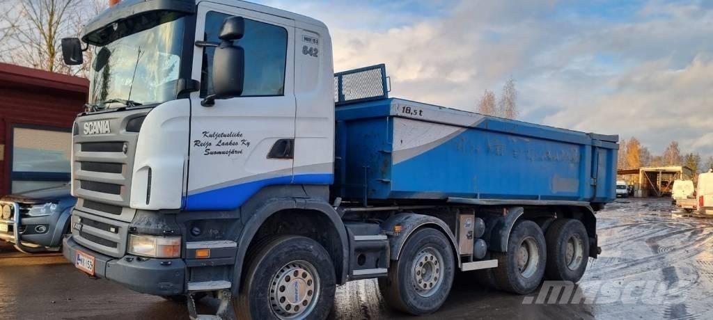 Scania R 480 8x4 شاحنات لوادر