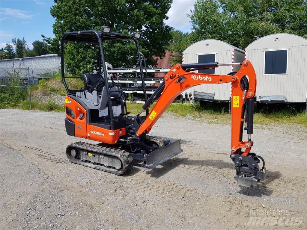 Kubota KX016-4 حفارات صغيرة أقل من 7 طن (حفارات صغيرة)