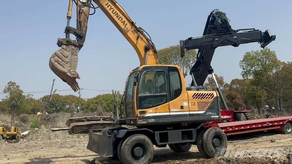 Hyundai R 150 W-9 حفارات بعجل