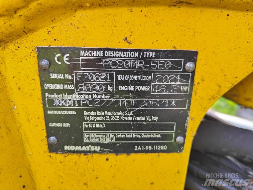 Komatsu PC 80 MR-5 حفارات وسط 7 طن - 12 طن