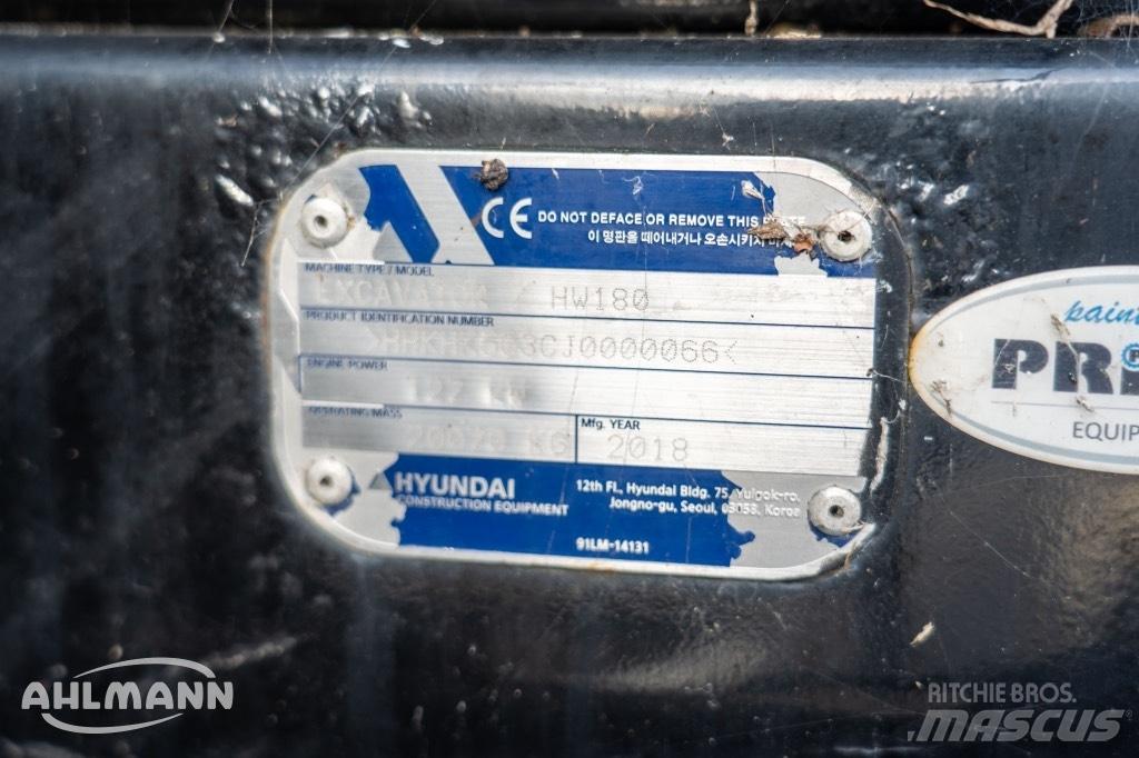 Hyundai HW 180 حفارات بعجل