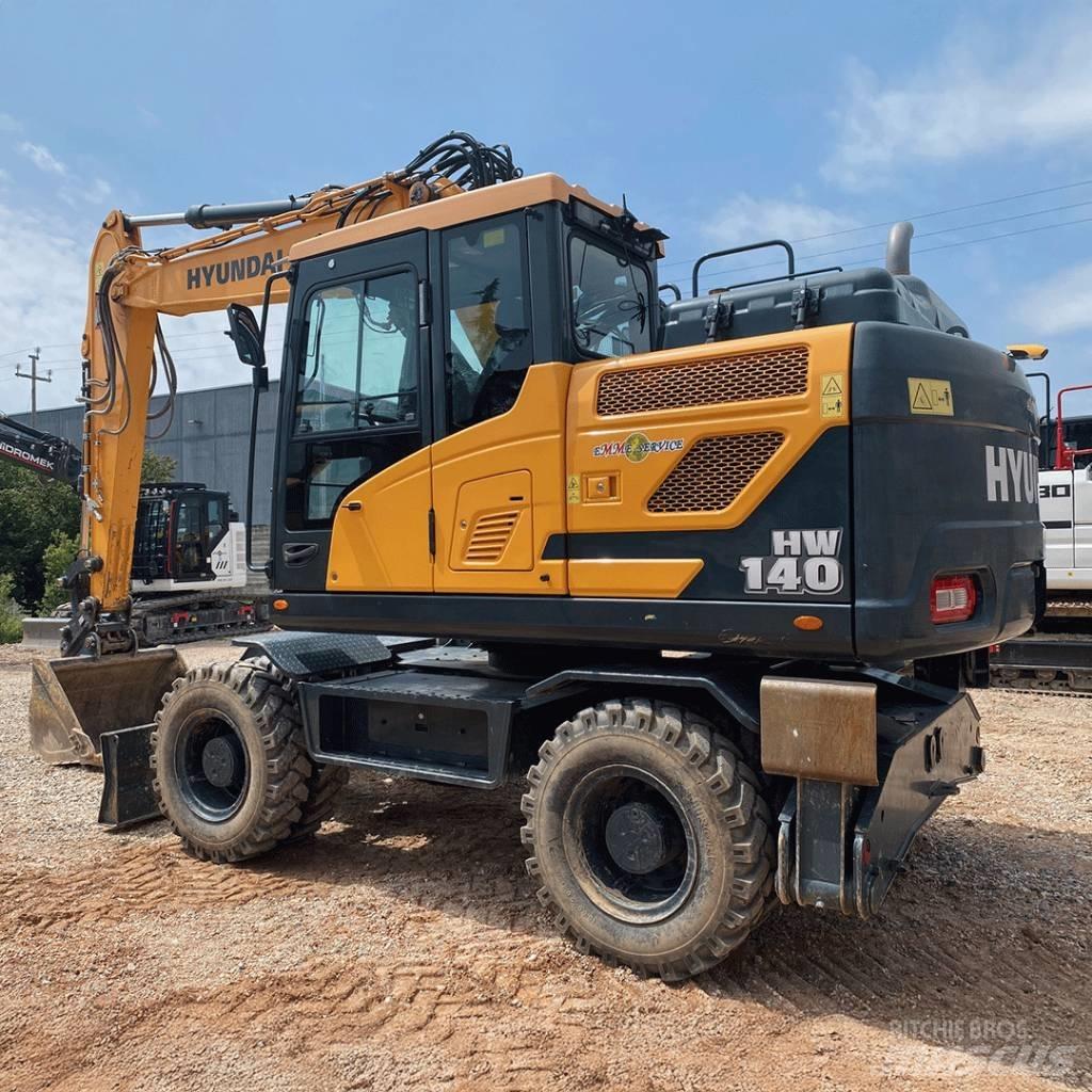 Hyundai HW140 حفارات بعجل