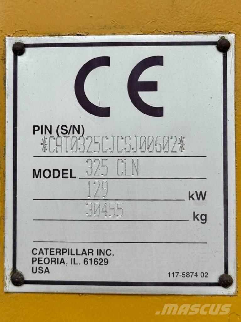 CAT 325CLN LR حفارات طويلة الذراع