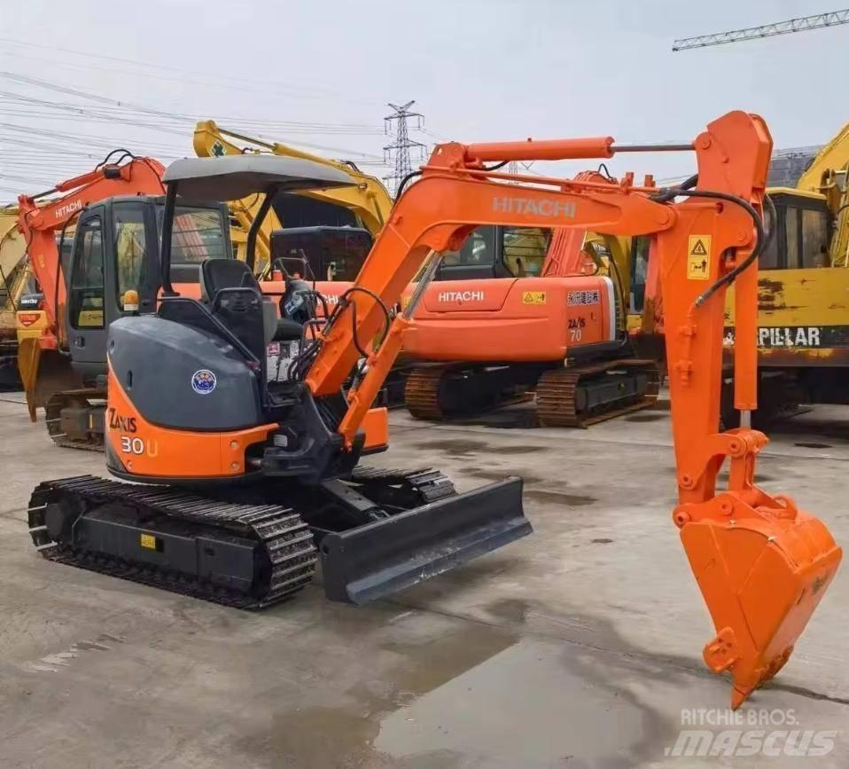 Hitachi ZX 30 U حفارات صغيرة أقل من 7 طن (حفارات صغيرة)
