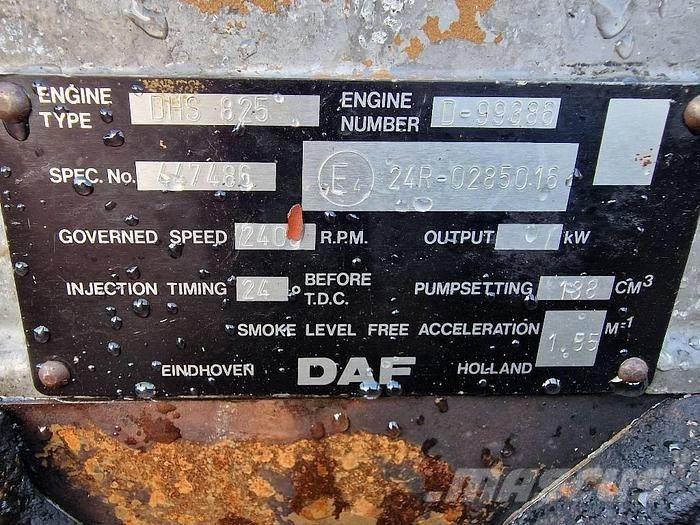  Engines DHS 825 مكونات أخرى