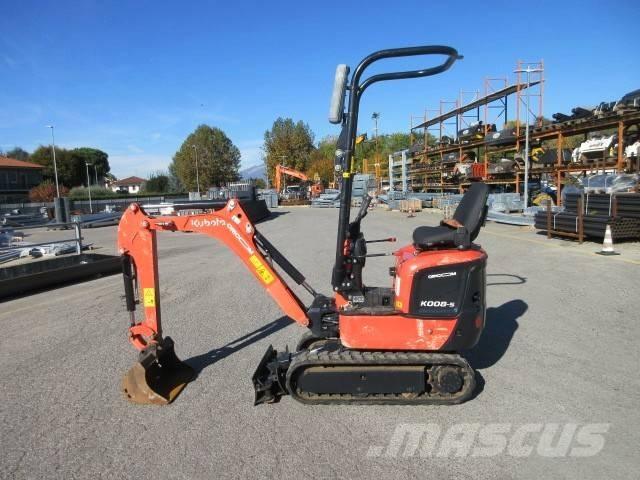 Kubota K 008-5 حفارات صغيرة أقل من 7 طن (حفارات صغيرة)