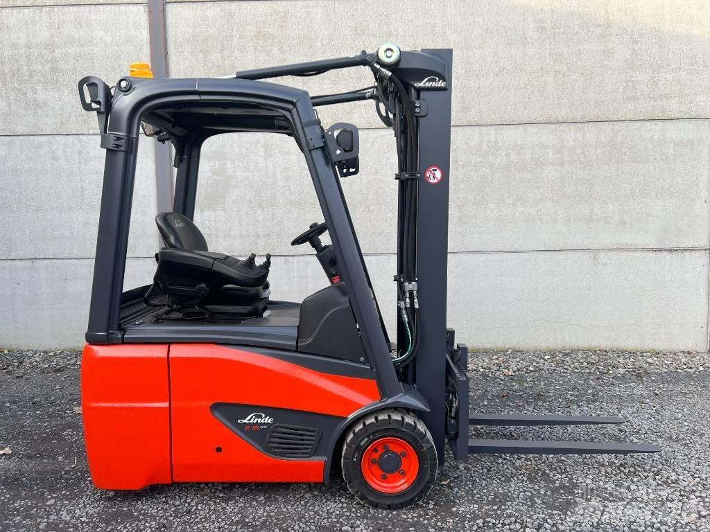 Linde E16-02 EVO شاحنات ذات رافعات شوكية تعمل بالكهرباء