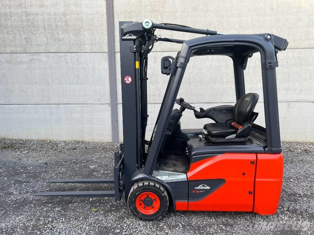 Linde E16-02 EVO شاحنات ذات رافعات شوكية تعمل بالكهرباء