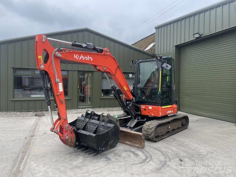 Kubota U 56-5 حفارات صغيرة أقل من 7 طن (حفارات صغيرة)