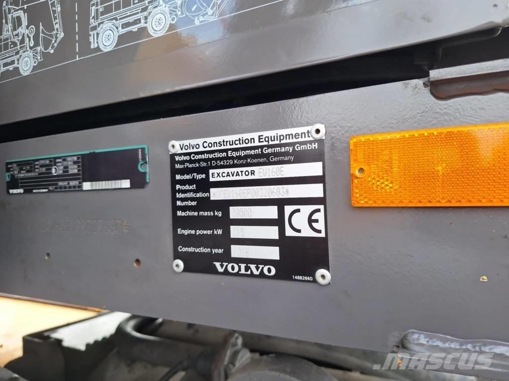 Volvo EW 160 E حفارات بعجل