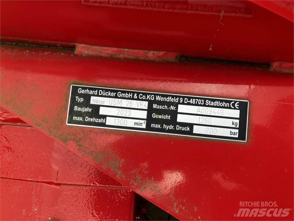 Dücker USM-26 VR4 جزازات وأغطية المراعي
