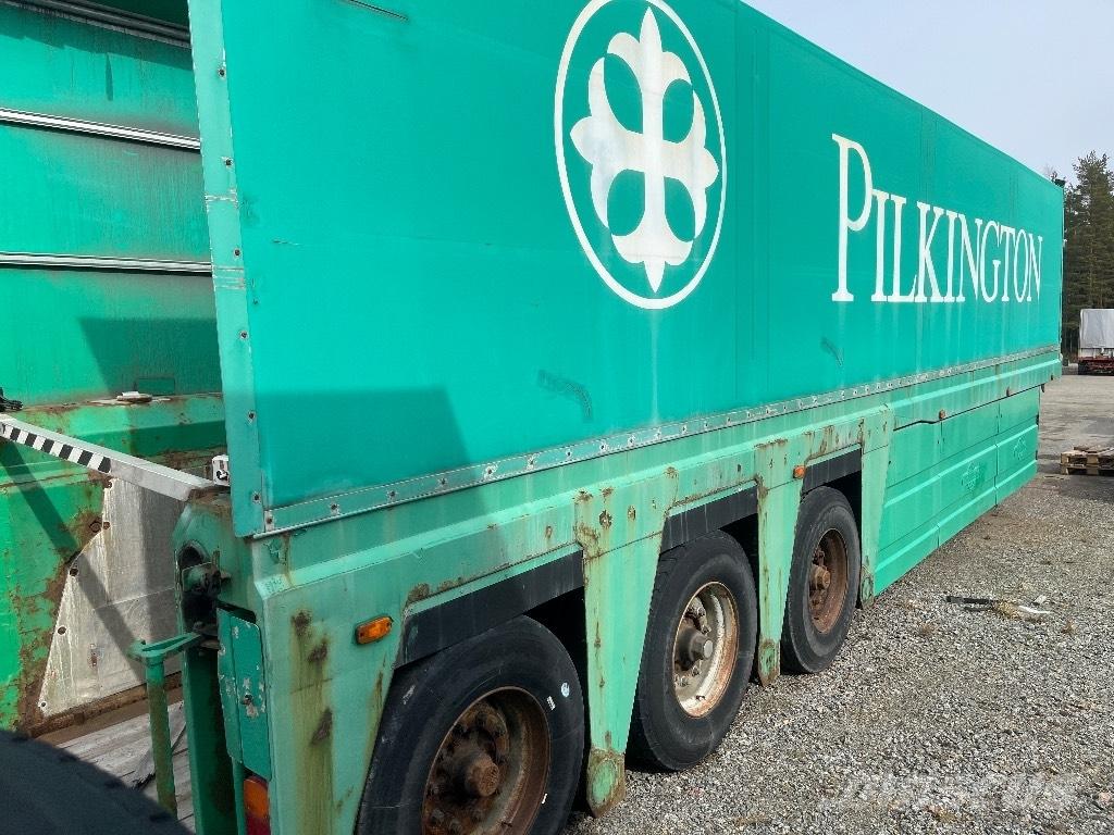 Orthaus Semi العربات نصف المقطورة شاحنات نقل الزجاج