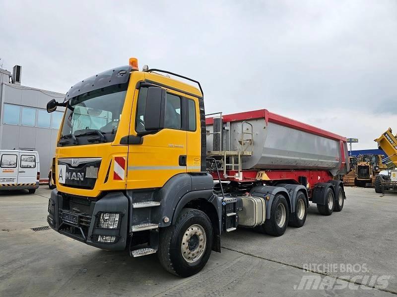 MAN TGS 26.480 شاحنات قلابة