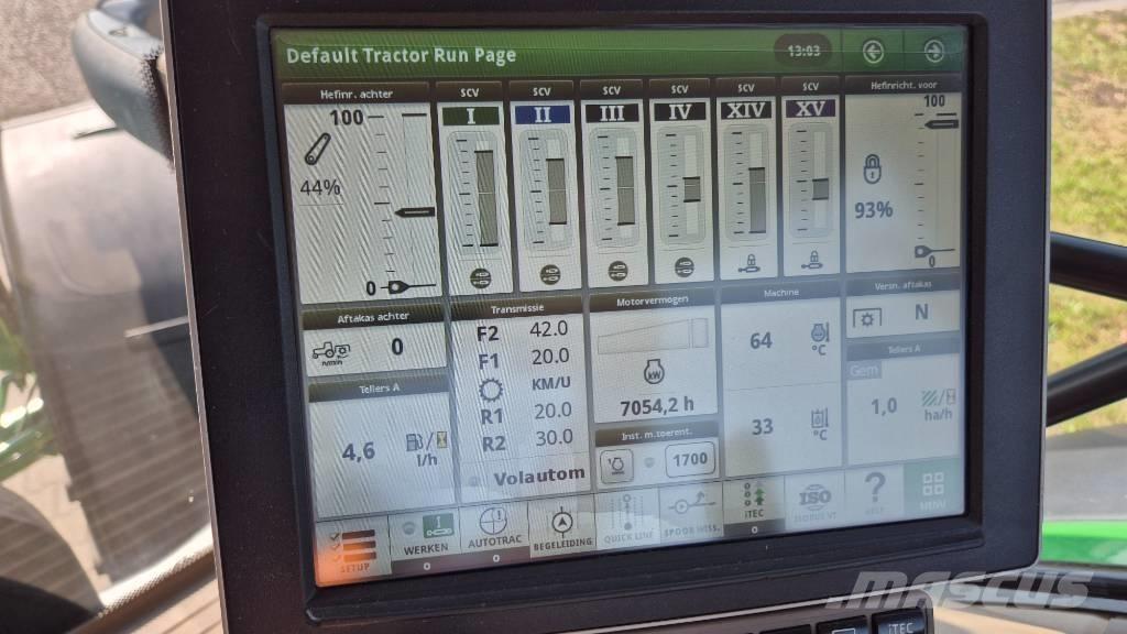 John Deere 6195 R الجرارات