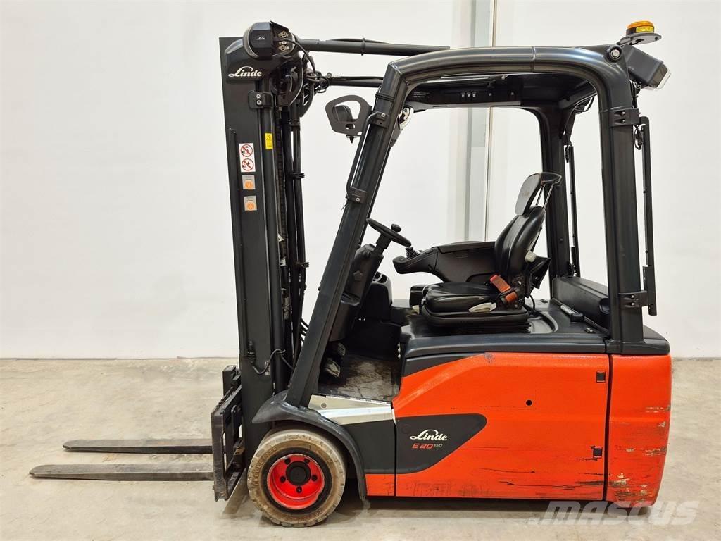 Linde E20L 02 386 شاحنات ذات رافعات شوكية تعمل بالكهرباء