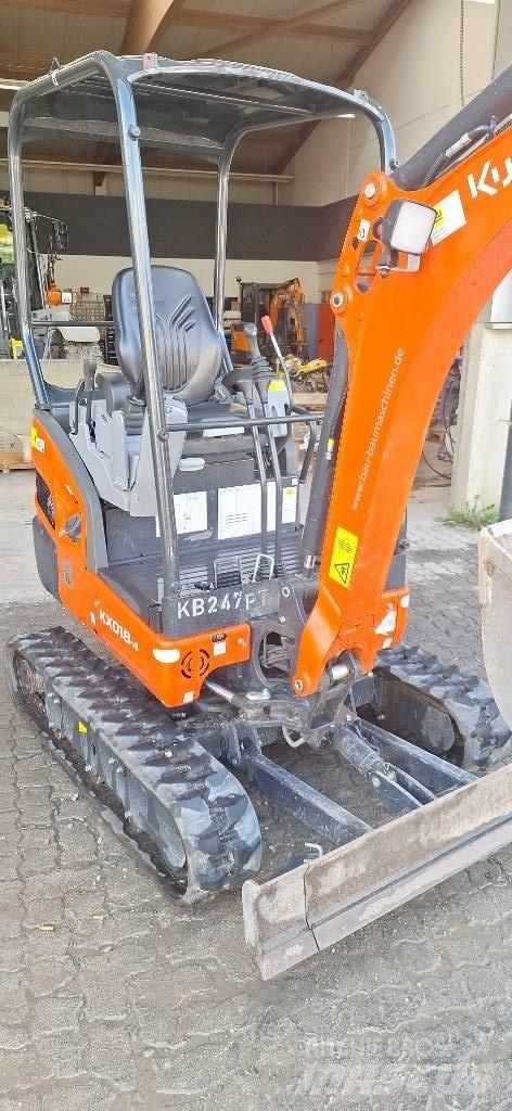 Kubota KX 018-4 حفارات صغيرة أقل من 7 طن (حفارات صغيرة)