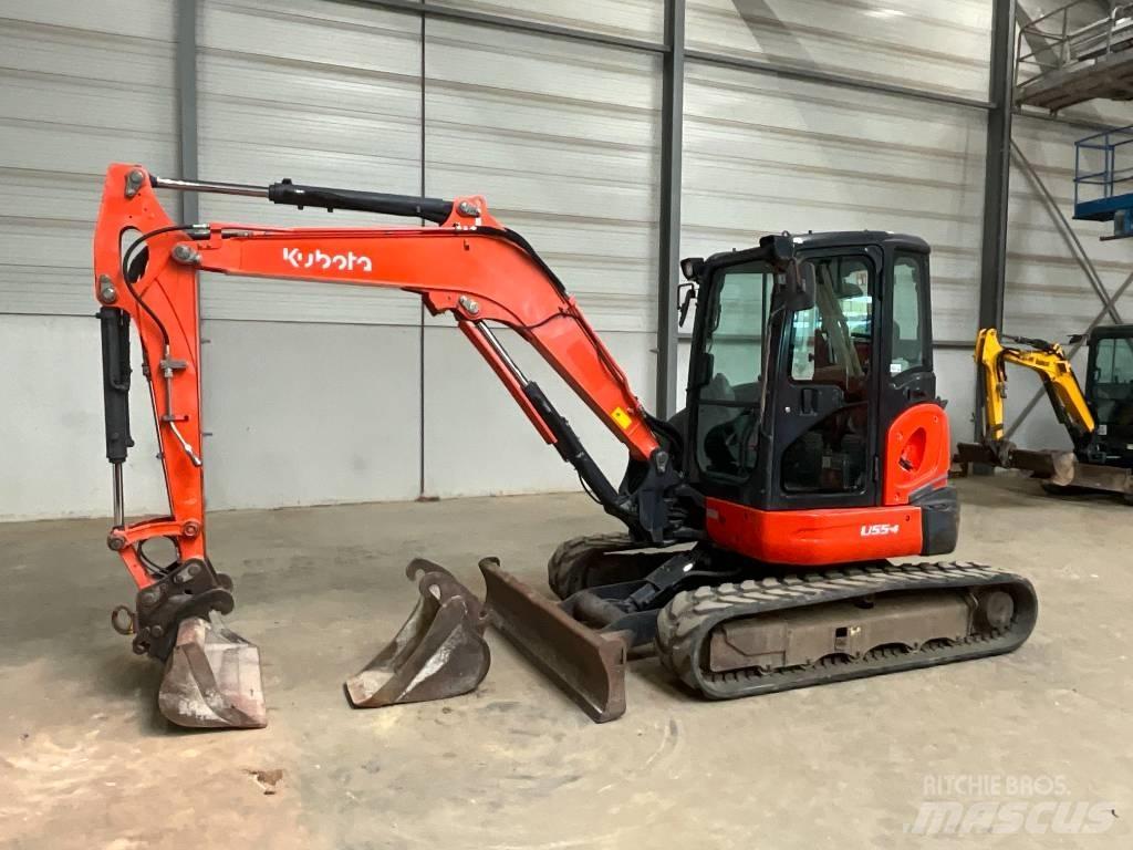 Kubota U 55-4 حفارات صغيرة أقل من 7 طن (حفارات صغيرة)