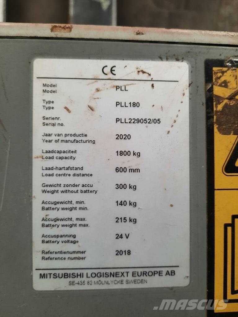UniCarriers PLL180 معدات الرفع منخفض المستوى